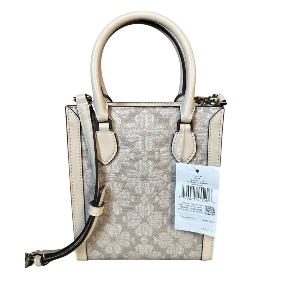Kate Spade NWT Flower Mini Tote Crossbody - Picture 3 of 11